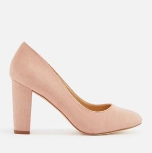 Blush Lavine Block Heel Pumps